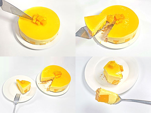 芒果慕斯蛋糕的配方与制作